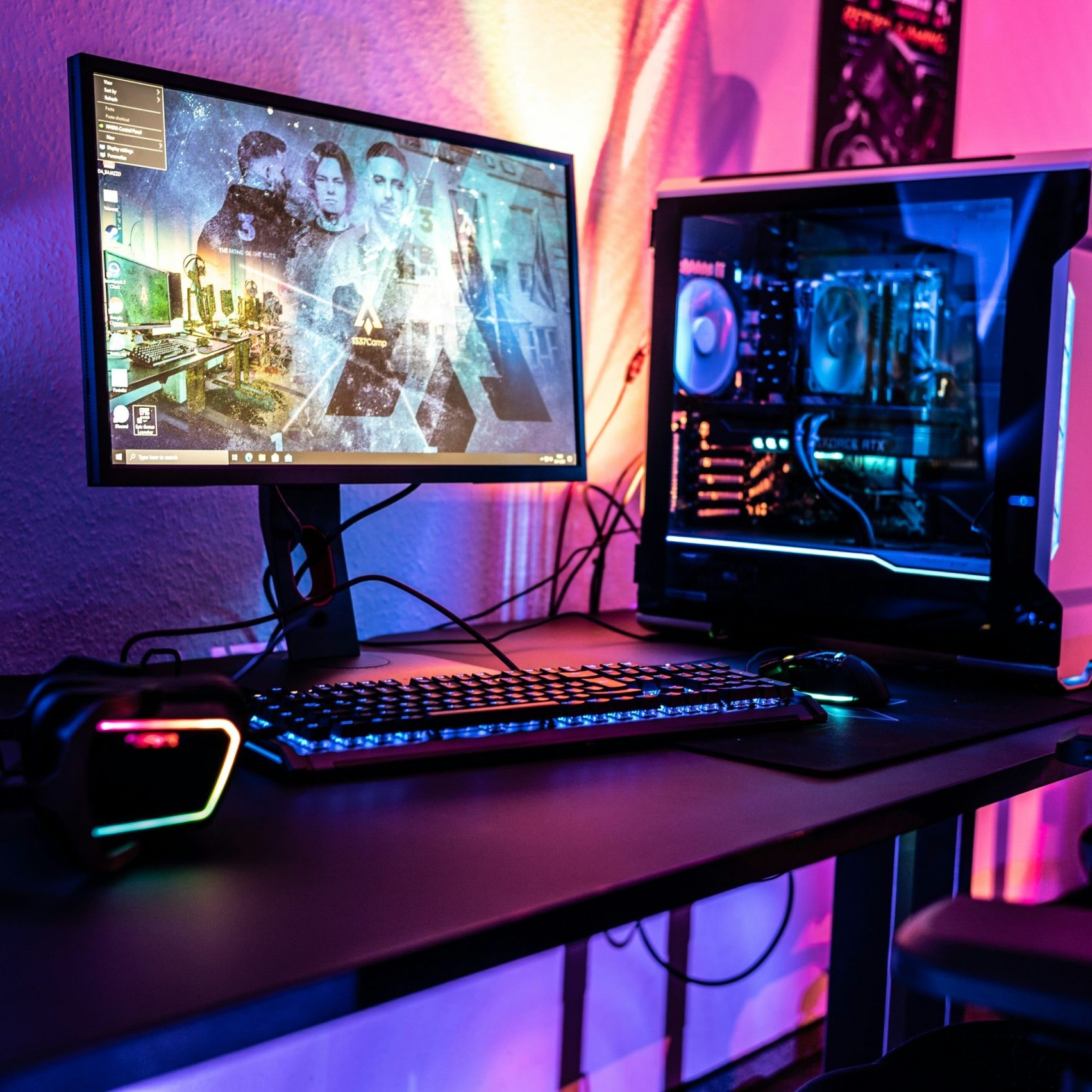 Custom gaming PC and desktop computer repaired at Hardy Repairs in Braintree